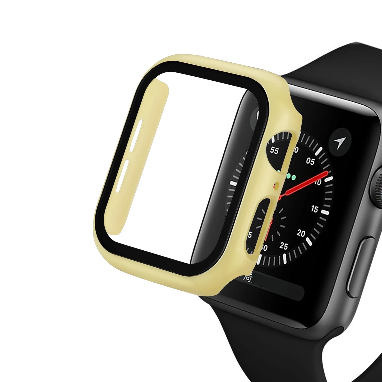 Tempered Glass Case For Apple Watch Ultra 49mm 9 8 7 41mm 45mm Series 6 5 4 SE 44mm 40mm 42mm 38mm