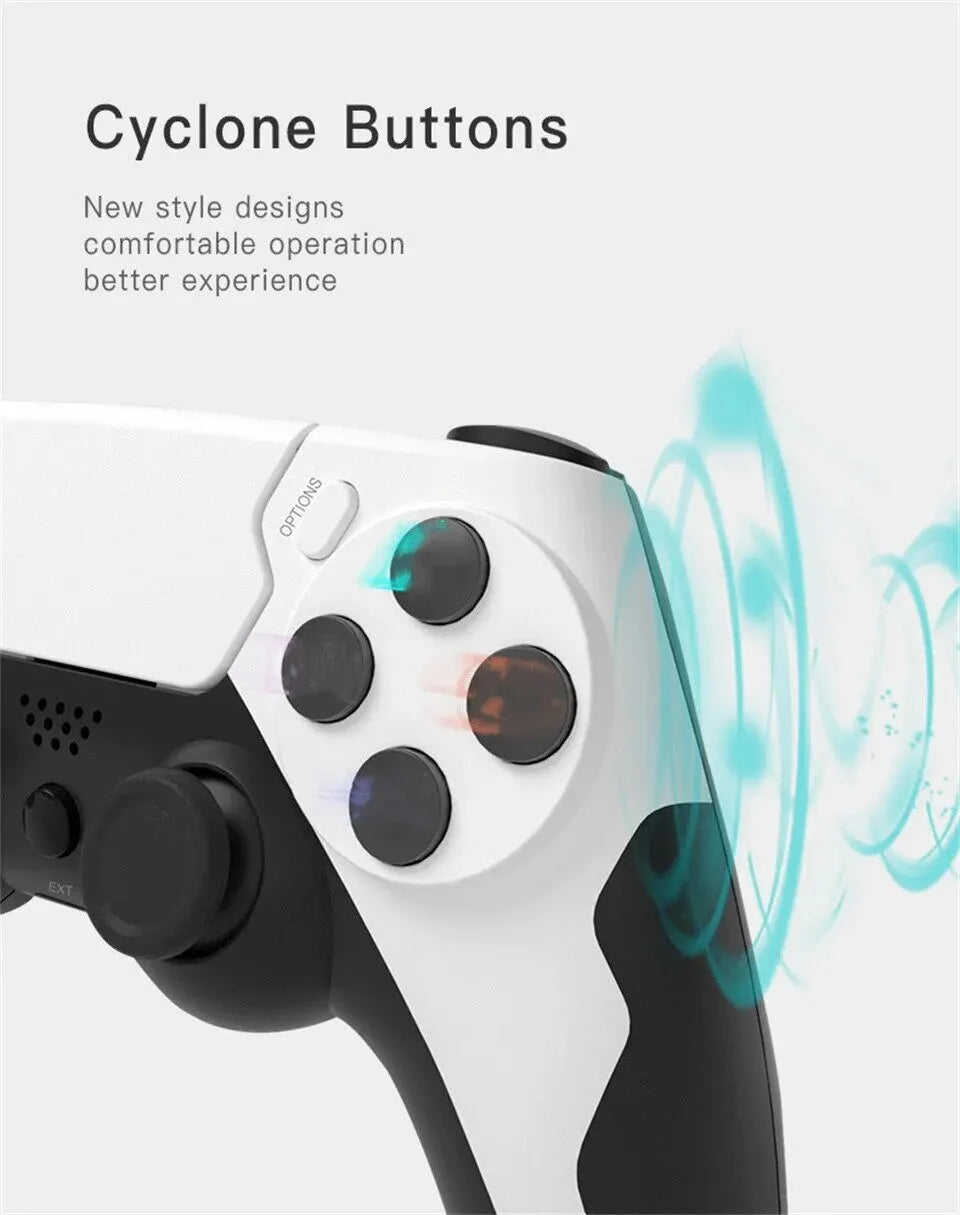 GAMINJA P48 Wireless Gamepad with Six Axis Gyroscope Game Controller For PS4 PS3 Console Wins 7 8 10