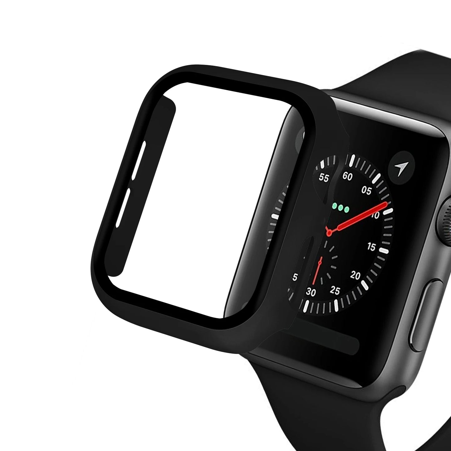Tempered Glass Case For Apple Watch Ultra 49mm 9 8 7 41mm 45mm Series 6 5 4 SE 44mm 40mm 42mm 38mm