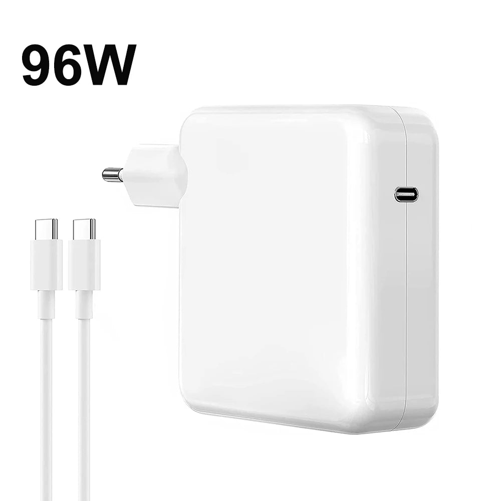 61W 87W 96W 118W USB-C Laptop Power Adapter Type-C PD Charger For Macbook 13 15-inch A1706 A1707 A1708 A1534 A1719 A214 iPad Pro