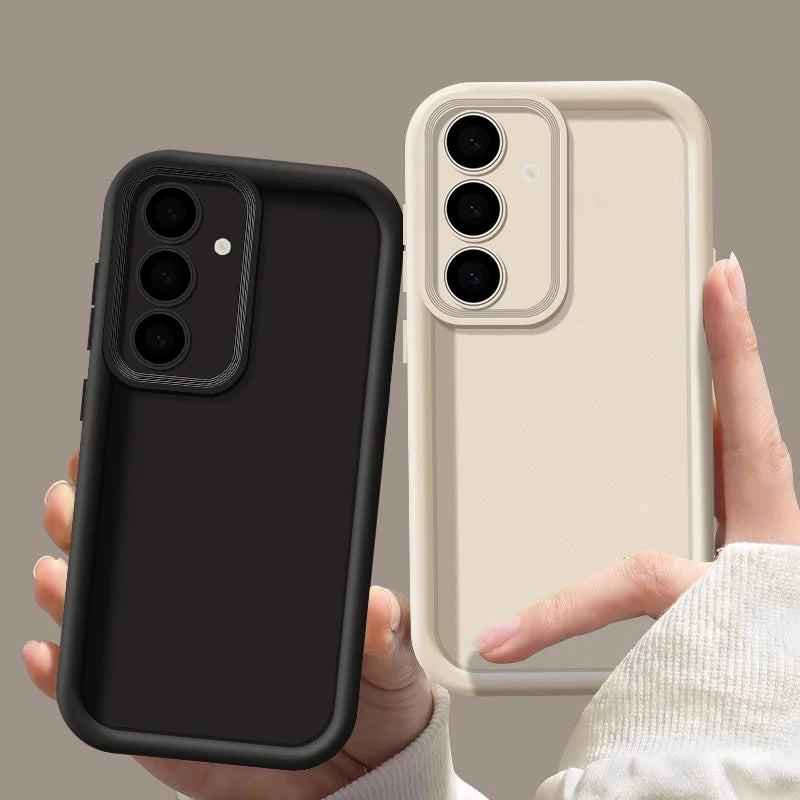 Candy Color Silicone Phone Case For Samsung S25 S24 S23 S22 Ultra S24 FE A14 A15 A35 A52 A53 A54 A25 A16 A56 A36 5G
