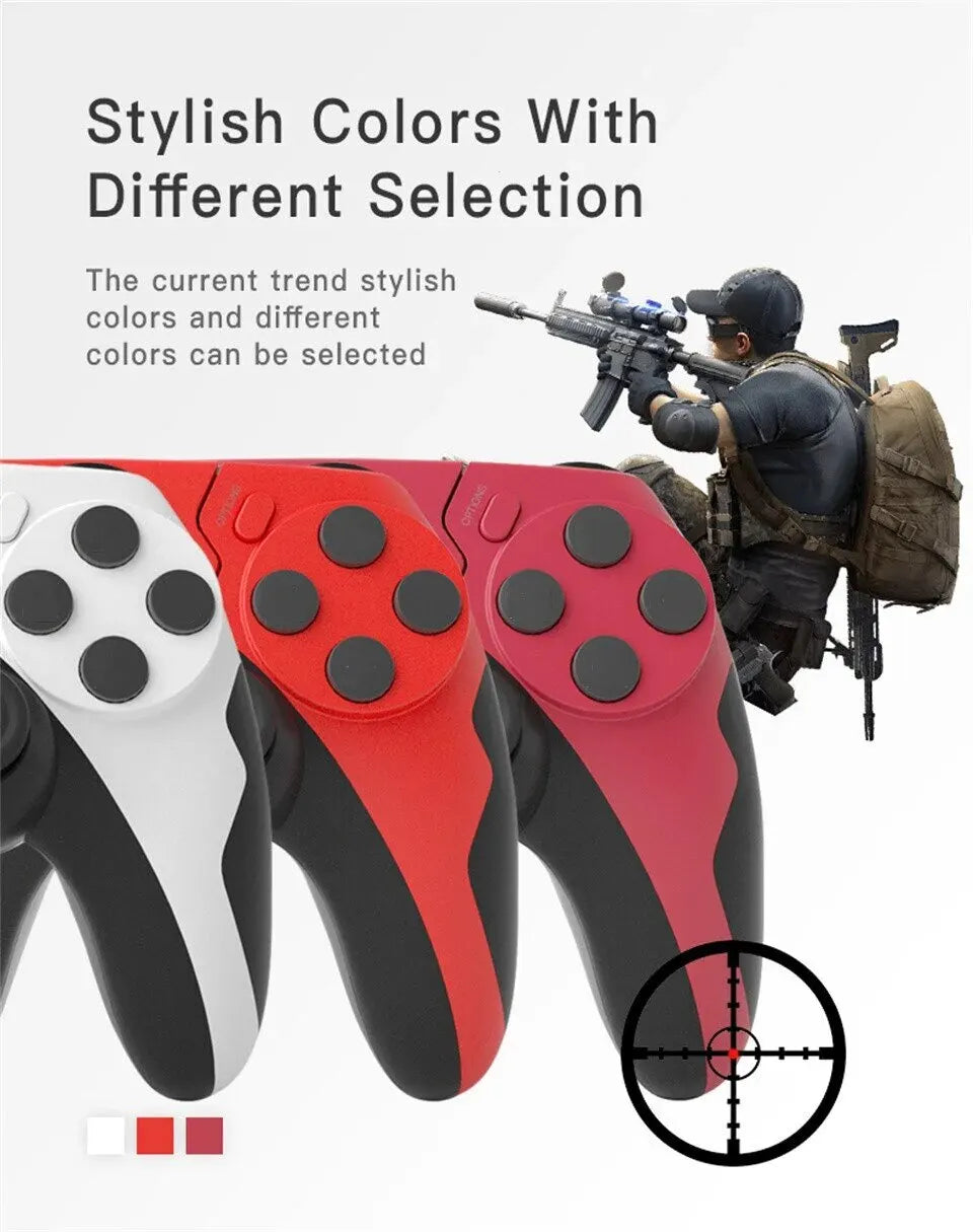 GAMINJA P48 Wireless Gamepad with Six Axis Gyroscope Game Controller For PS4 PS3 Console Wins 7 8 10
