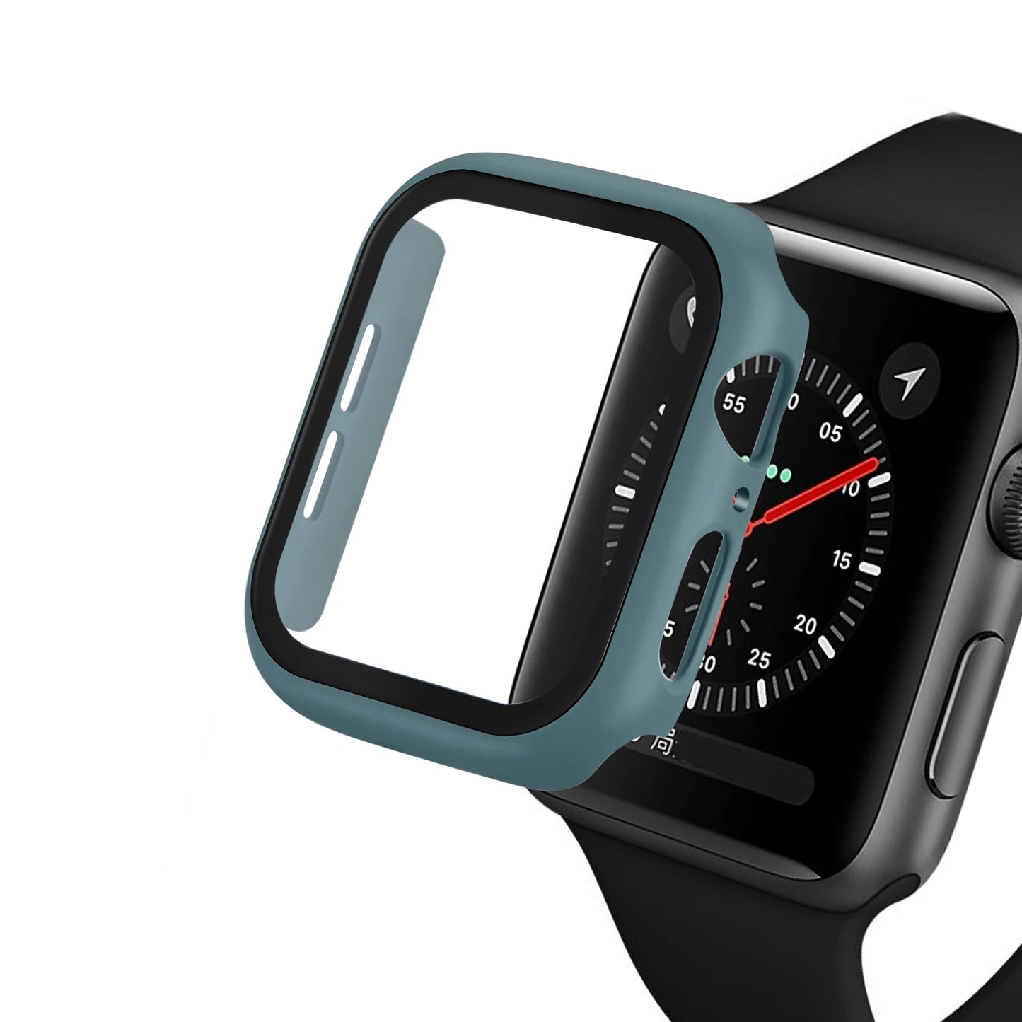 Tempered Glass Case For Apple Watch Ultra 49mm 9 8 7 41mm 45mm Series 6 5 4 SE 44mm 40mm 42mm 38mm