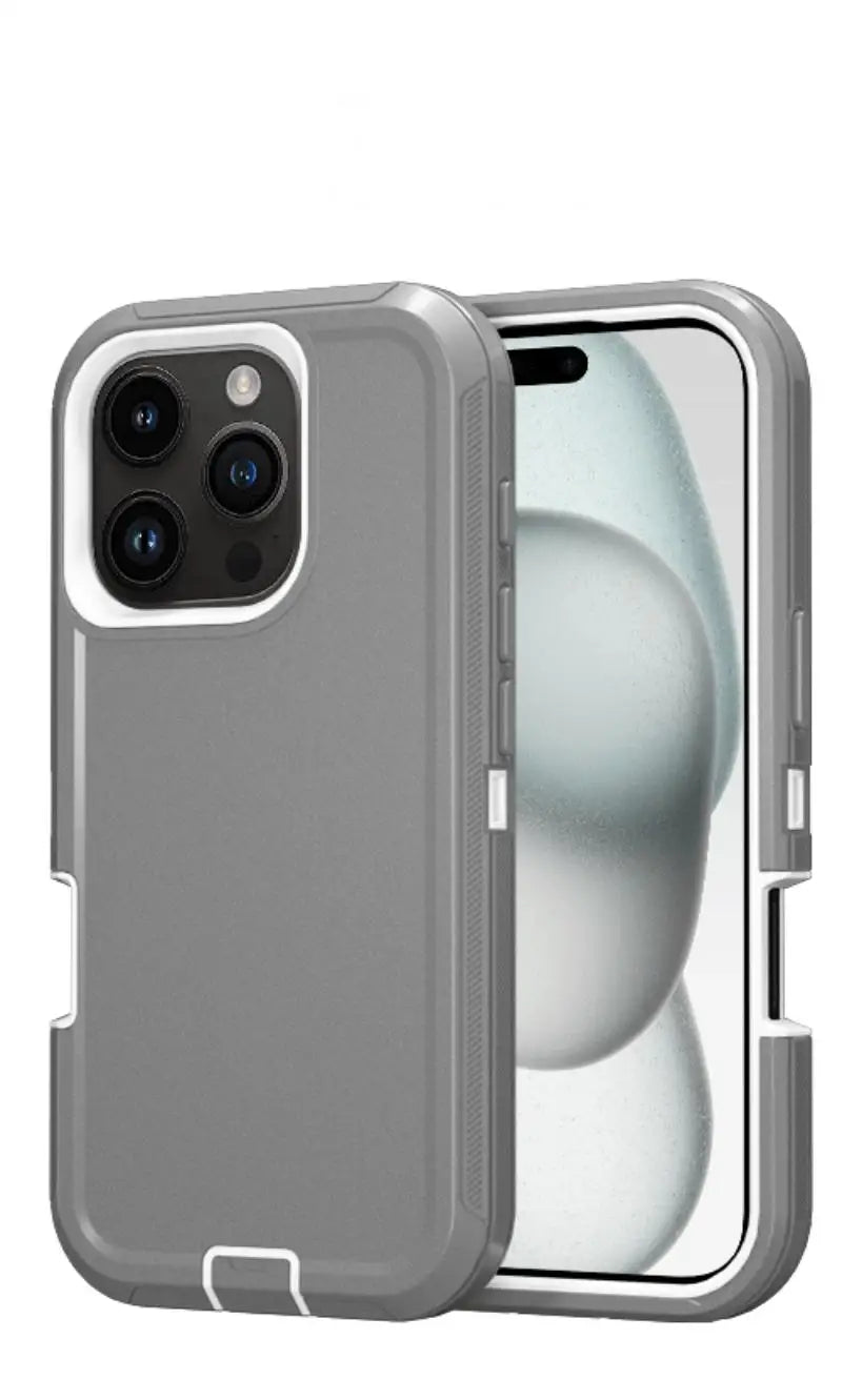 Shockproof Defender Armor Case for iPhone 16 14 13 12 11 15 Pro Max Plus Camera Protection Shockproof Case Kickstand Phone Cover