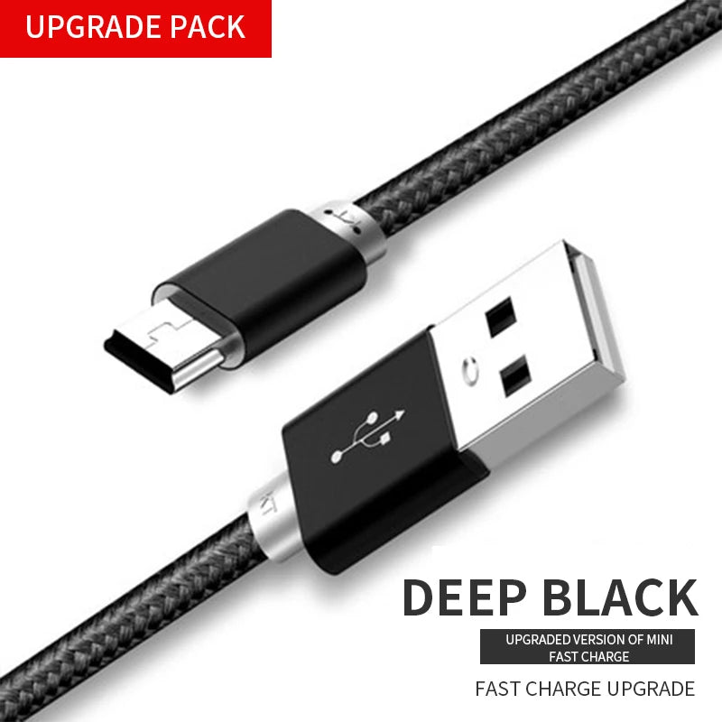 NNBILI Mini USB Cable USB To USB Fast Charger Cable For USB 1M/2M