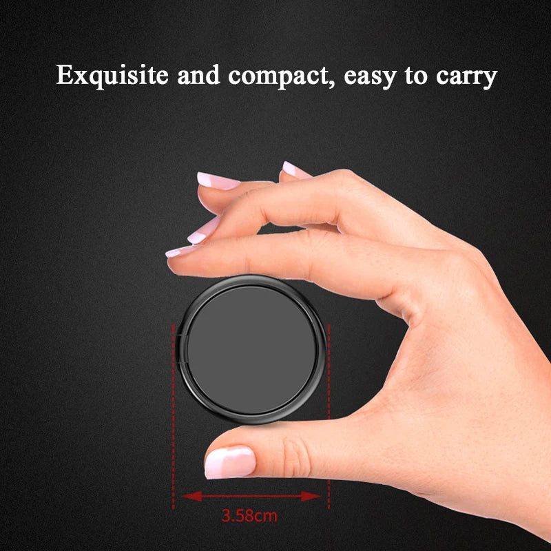 Luxury Spin Rotatable Phone Holder 360 Degree Rotatable Magnet Metal Finger Ring Smartphone Socket For Magnetic Smartphone Stand