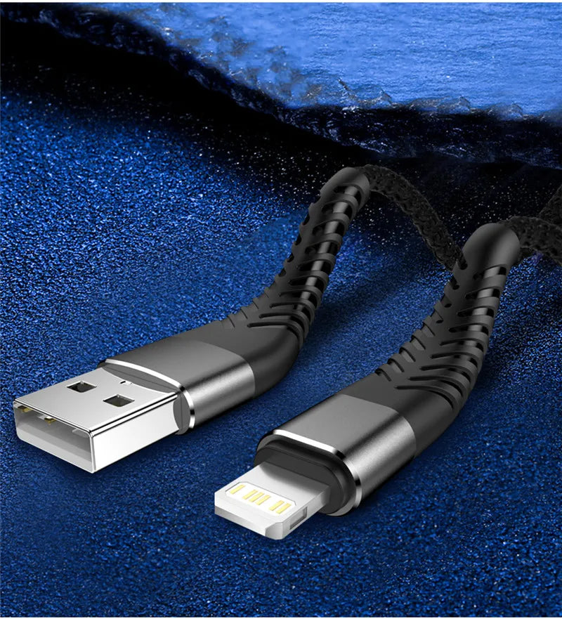 USB Cable For iPhone 14 13 12 11 Pro X XS Max 6 7 8 Plus SE Apple iPad Fast Charge Cord Origin Mobile Phone Charger Data Wire 3m
