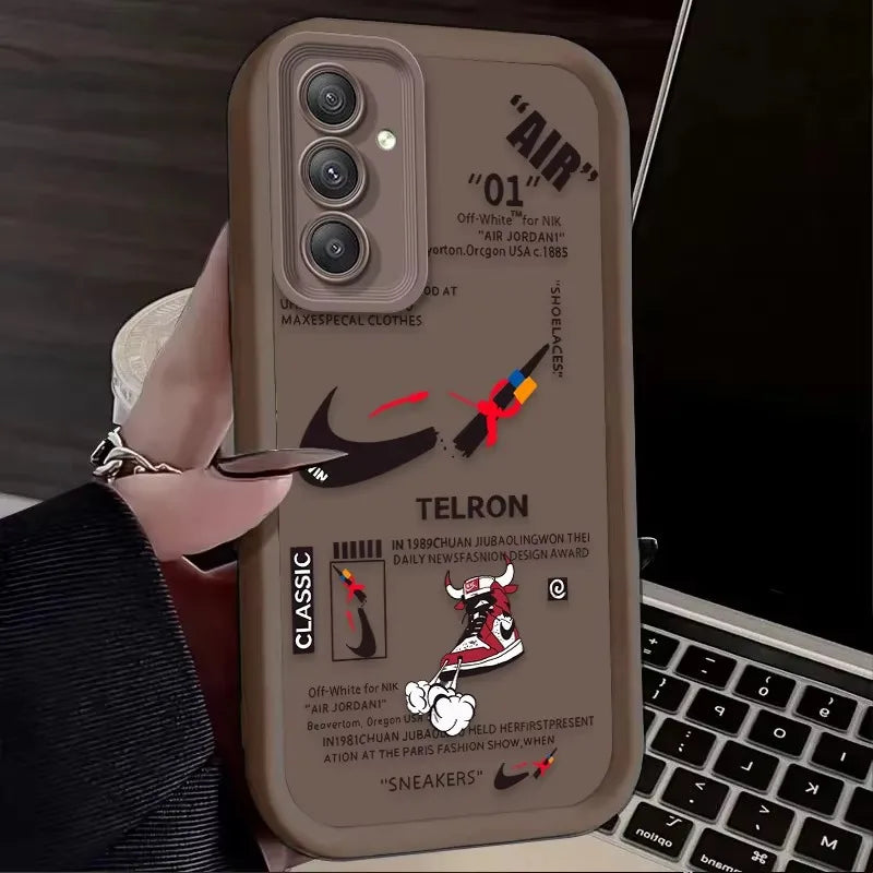 Sport Art Labels Phone Case for Samsung Galaxy A05 A05S A54 A34 A24 A14 A53 A33 A23 A13 A52 A52S A32 A22 A12 A71 A51 A31 A50 4G