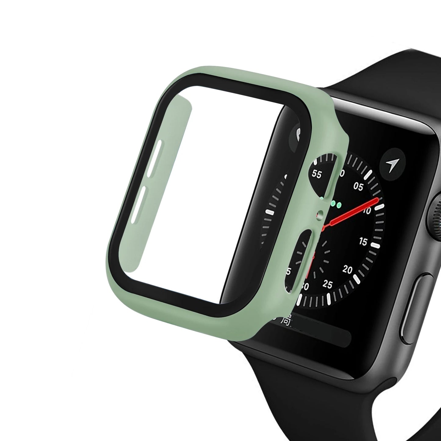 Tempered Glass Case For Apple Watch Ultra 49mm 9 8 7 41mm 45mm Series 6 5 4 SE 44mm 40mm 42mm 38mm