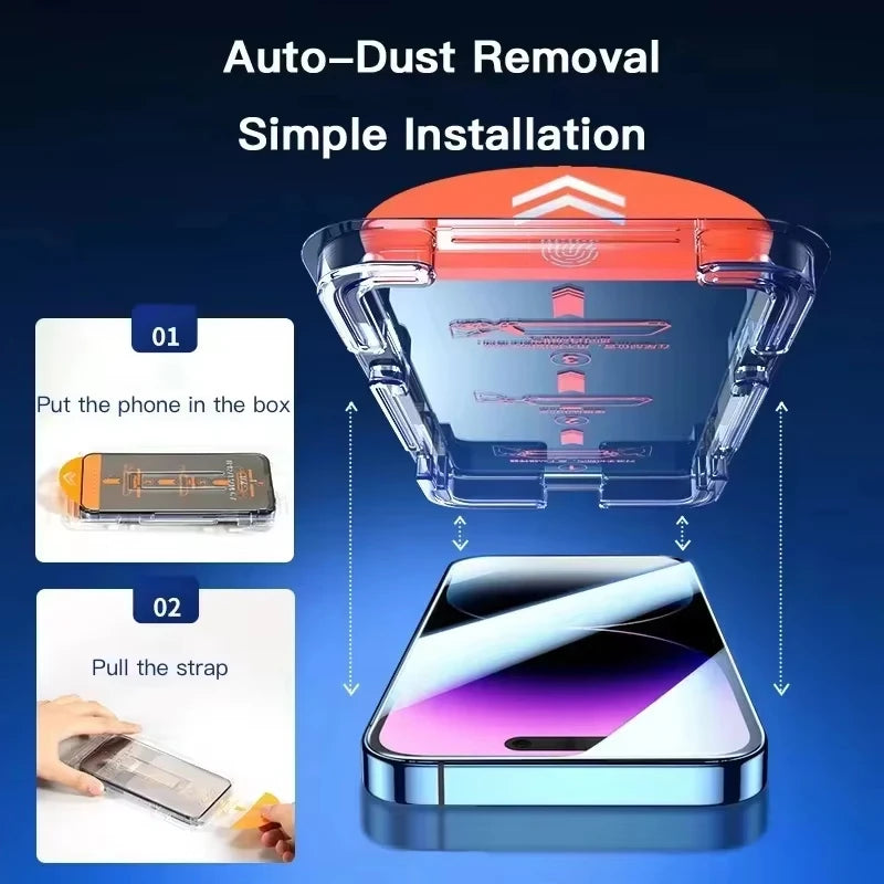 1-3Pcs Dust Free Install HD Tempered Glass Screen Protector For Samsung Galaxy A56 A55 A54 A36 A35 A26 S25 Ultra S24 FE S23 S22