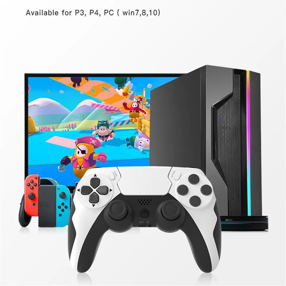 GAMINJA P48 Wireless Gamepad with Six Axis Gyroscope Game Controller For PS4 PS3 Console Wins 7 8 10