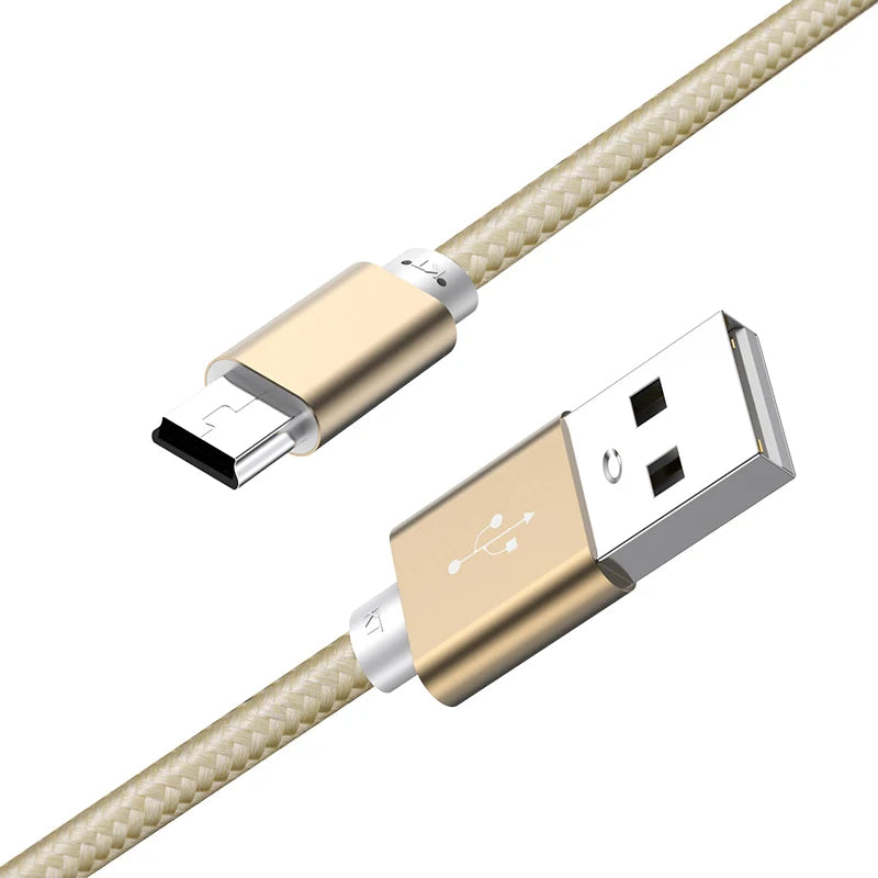 NNBILI Mini USB Cable USB To USB Fast Charger Cable For USB 1M/2M