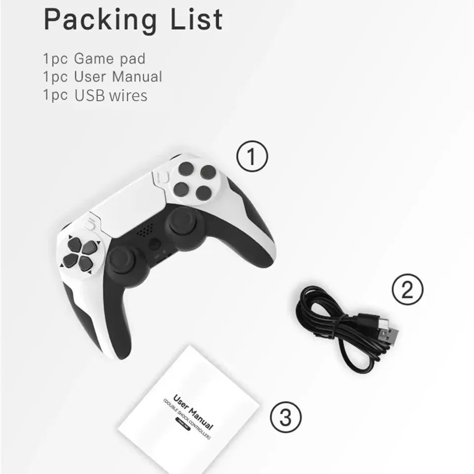 GAMINJA P48 Wireless Gamepad with Six Axis Gyroscope Game Controller For PS4 PS3 Console Wins 7 8 10