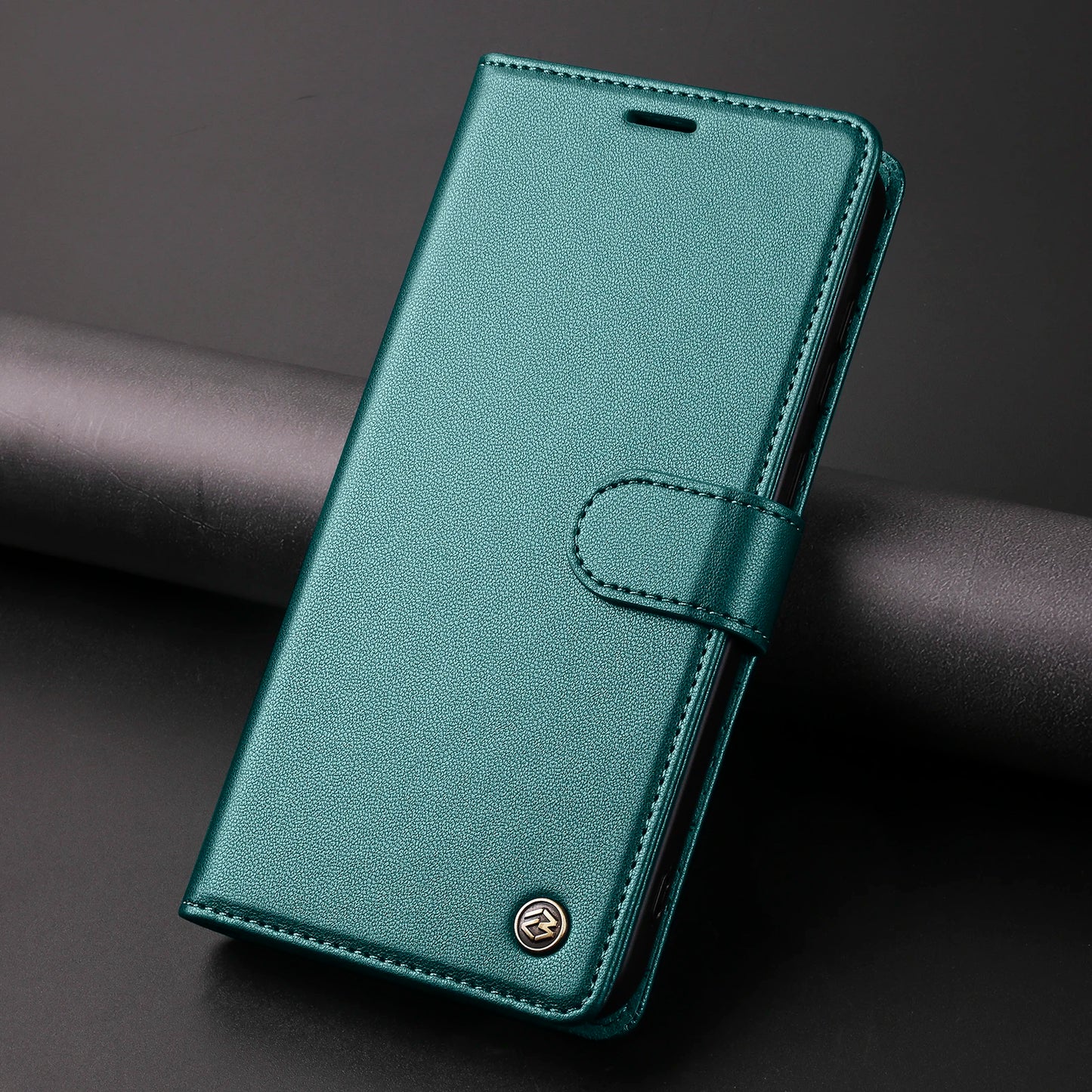 Luxury Leather Wallet Flip Case for Samsung S24 Ultra S23 Plus S22 Pro S21 FE S20 Galaxy A55 A35 A25 A15