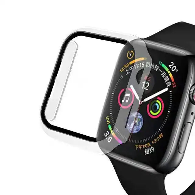 Tempered Glass Case For Apple Watch Ultra 49mm 9 8 7 41mm 45mm Series 6 5 4 SE 44mm 40mm 42mm 38mm