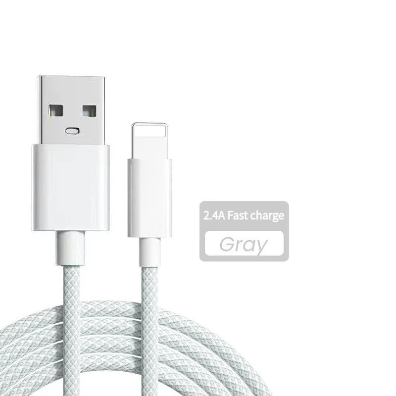 1/2/3 PACK, 3.3ft/6.6ft, USB-A to Lightning, 2.4A fast charging cable for Apple phone, for iPhone6/7/8plus/X/XR/XS/11/12/13/14P