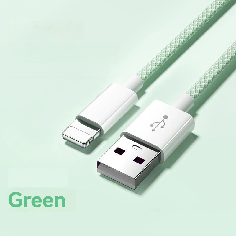 1/2/3 PACK, 3.3ft/6.6ft, USB-A to Lightning, 2.4A fast charging cable for Apple phone, for iPhone6/7/8plus/X/XR/XS/11/12/13/14P