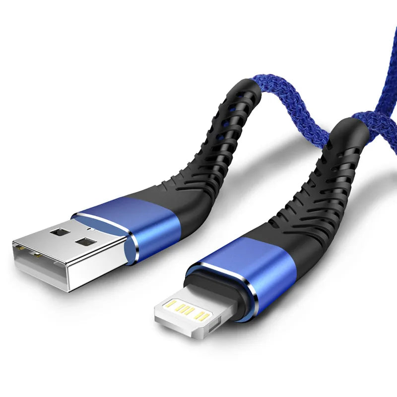 USB Cable For iPhone 14 13 12 11 Pro X XS Max 6 7 8 Plus SE Apple iPad Fast Charge Cord Origin Mobile Phone Charger Data Wire 3m
