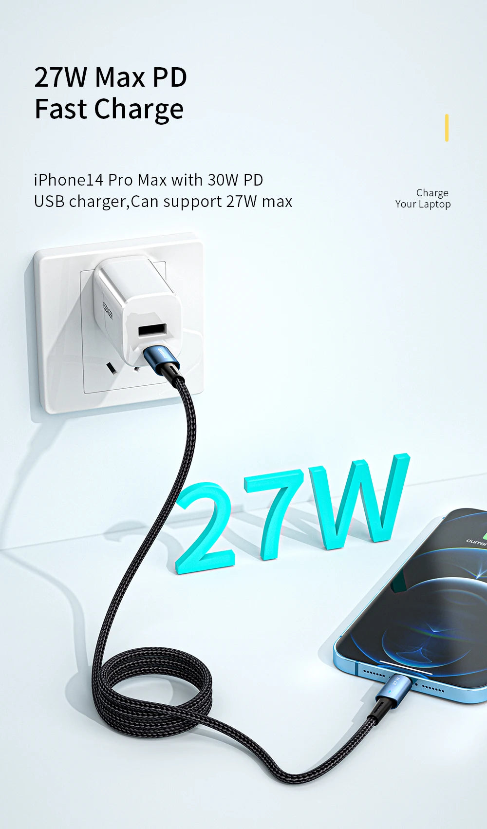 Essager USB C Cable Fast Charging Cable Type C To Lighting Date Wire 20W For IPhone 14 13 12 11 pro Max XS iPad Macbook