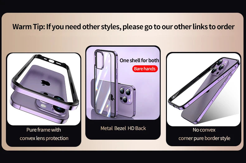 Luxury Silicone Frame Hybird Aluminum Bumper Case For iPhone 14 Plus 13 12 Mini 11 15 Pro Max 14pro XR XS Accessories
