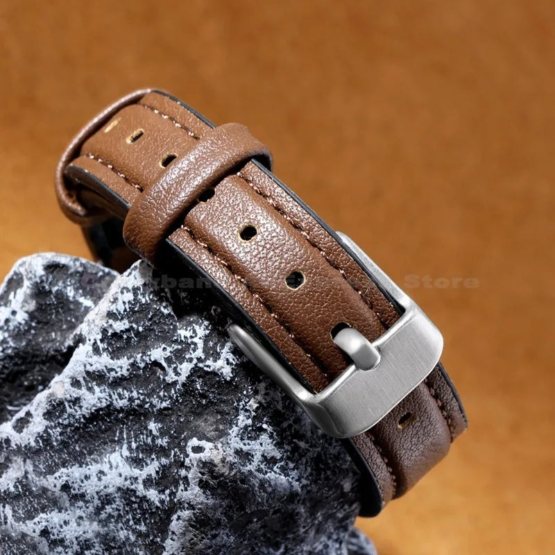 10mm 12mm Cow Leather Watch Strap Ultra-thin Wristbelt 14mm 16mm Slim Watch Band for SEIKO SSVW165 Women for Lola rose with Tool