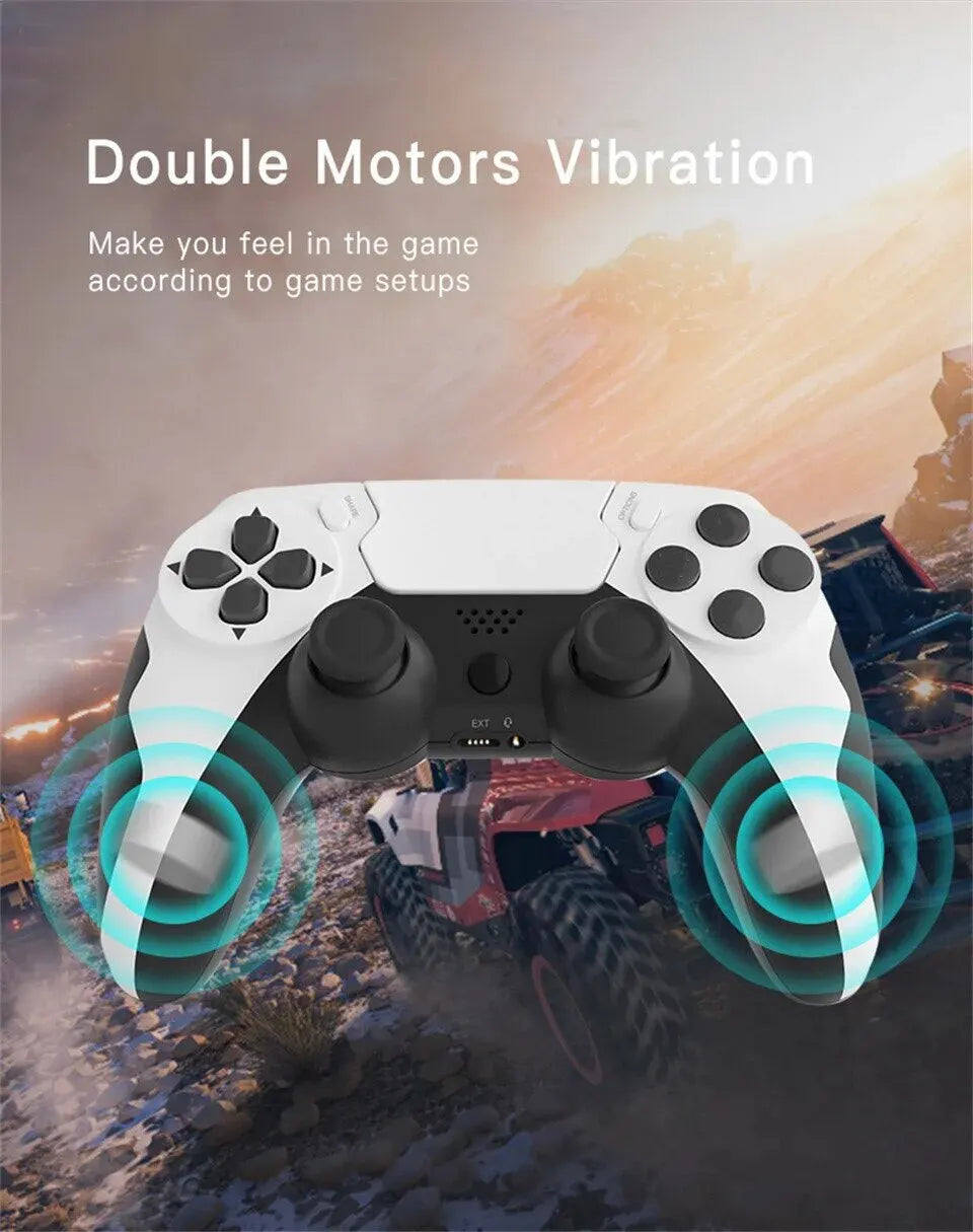 GAMINJA P48 Wireless Gamepad with Six Axis Gyroscope Game Controller For PS4 PS3 Console Wins 7 8 10