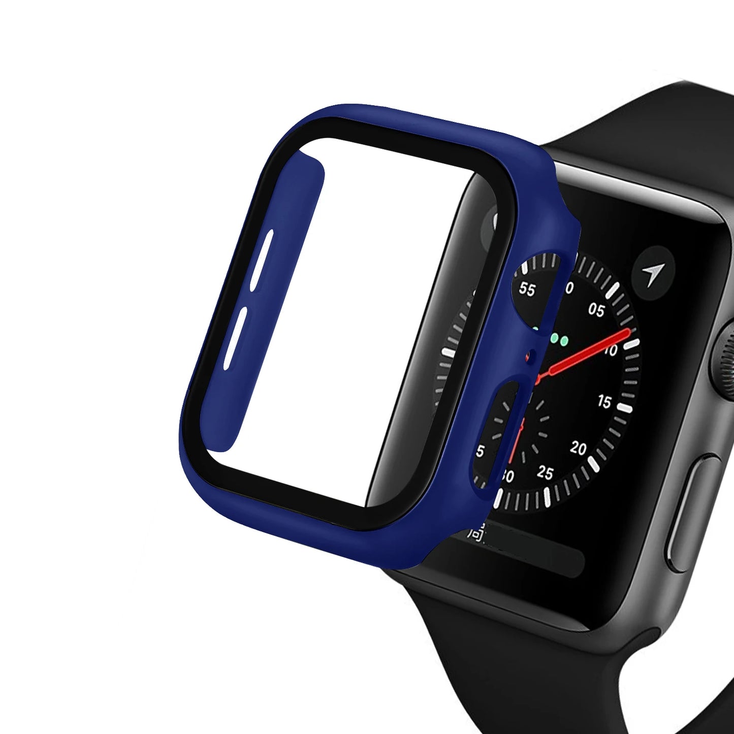 Tempered Glass Case For Apple Watch Ultra 49mm 9 8 7 41mm 45mm Series 6 5 4 SE 44mm 40mm 42mm 38mm