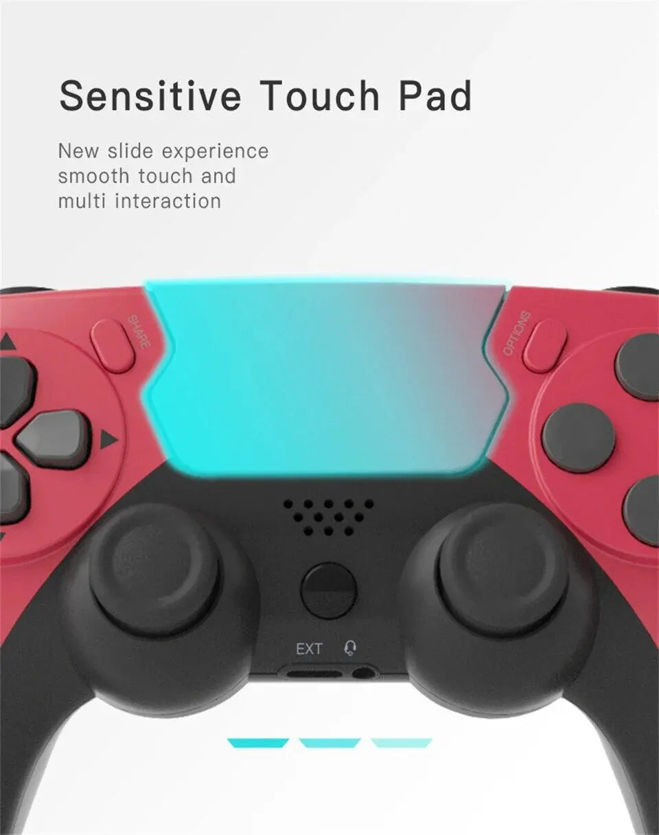 GAMINJA P48 Wireless Gamepad with Six Axis Gyroscope Game Controller For PS4 PS3 Console Wins 7 8 10