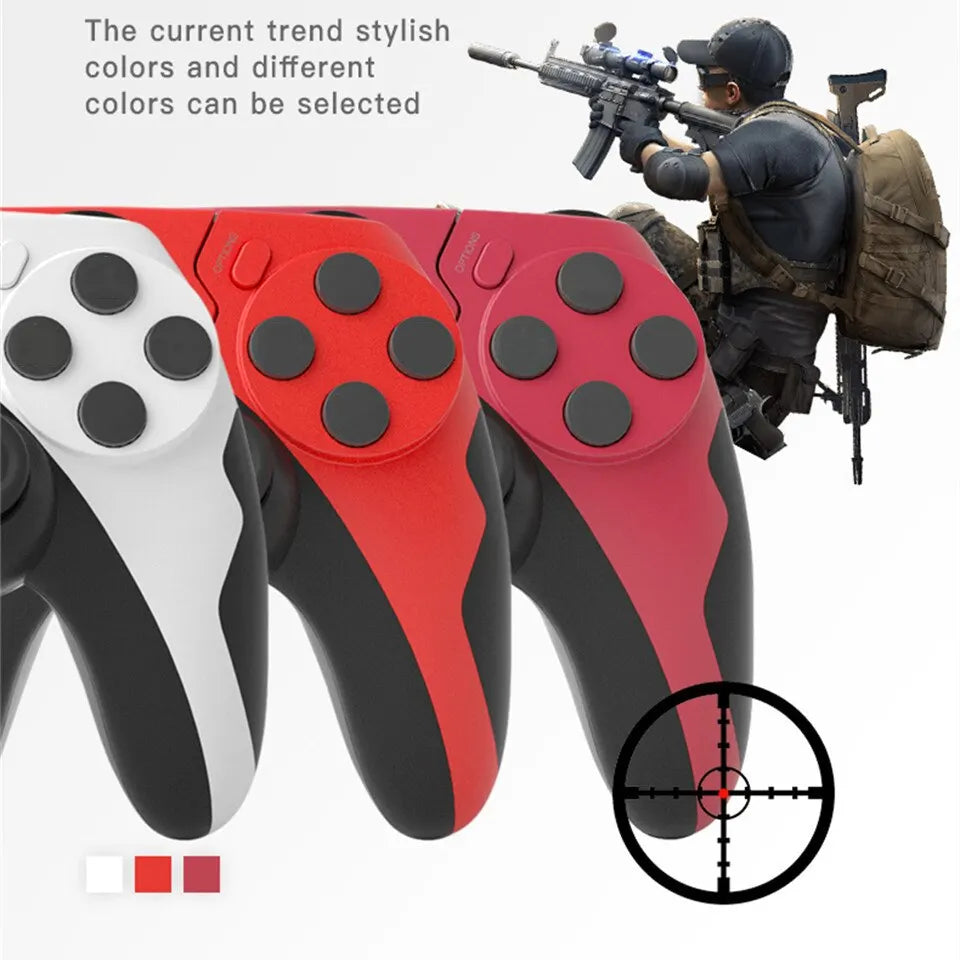 GAMINJA P48 Wireless Gamepad with Six Axis Gyroscope Game Controller For PS4 PS3 Console Wins 7 8 10
