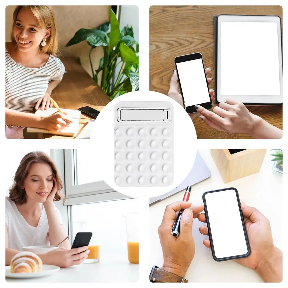 Silicone Suction Cup Phone Holder Multifunctional Non-slip Phone Sticky Holder
