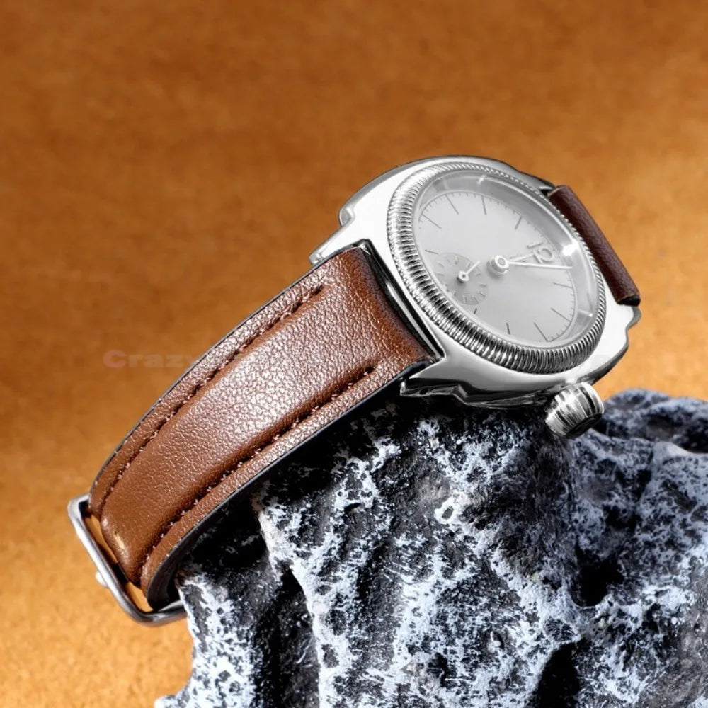 10mm 12mm Cow Leather Watch Strap Ultra-thin Wristbelt 14mm 16mm Slim Watch Band for SEIKO SSVW165 Women for Lola rose with Tool