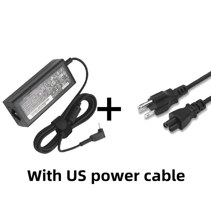 LZUMWS 19V 2.37A 45W 3.0*1.1mm AC Laptop Adapter Charger for Acer Aspire S7 S7-392/391 V3-371 A13-045N2A PA-1450-26 ES1-512-P84G