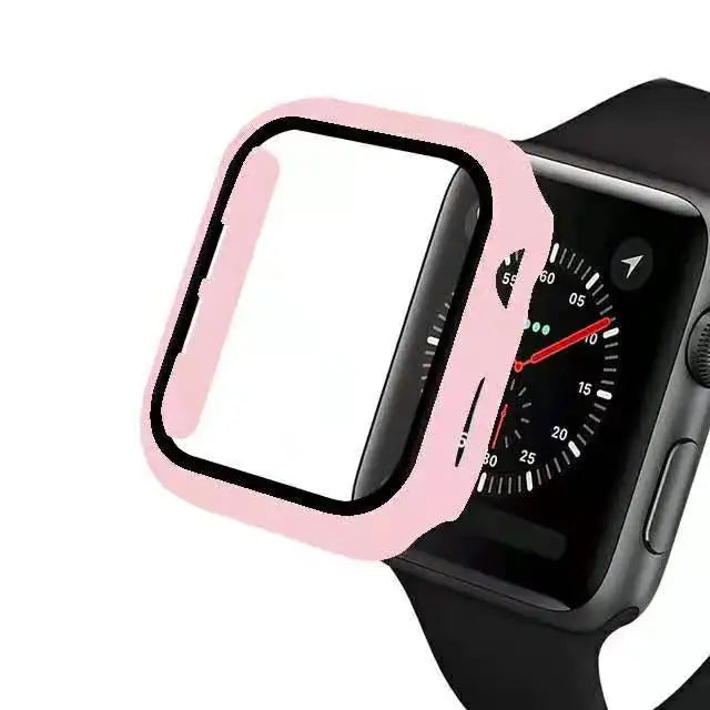 Tempered Glass Case For Apple Watch Ultra 49mm 9 8 7 41mm 45mm Series 6 5 4 SE 44mm 40mm 42mm 38mm