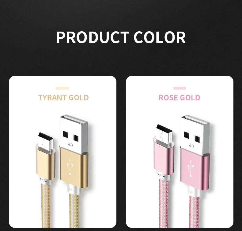 NNBILI Mini USB Cable USB To USB Fast Charger Cable For USB 1M/2M