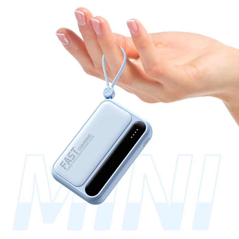 Xiaomi 100000mAh Large Capacity Power Bank Portable fast charging power bank with built-in 4 Cables Battery