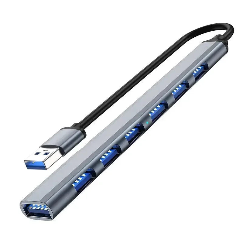 7 Ports USB 3.0 Type C HUB Expander Splitter High Speed OTG Adapter Docking Station