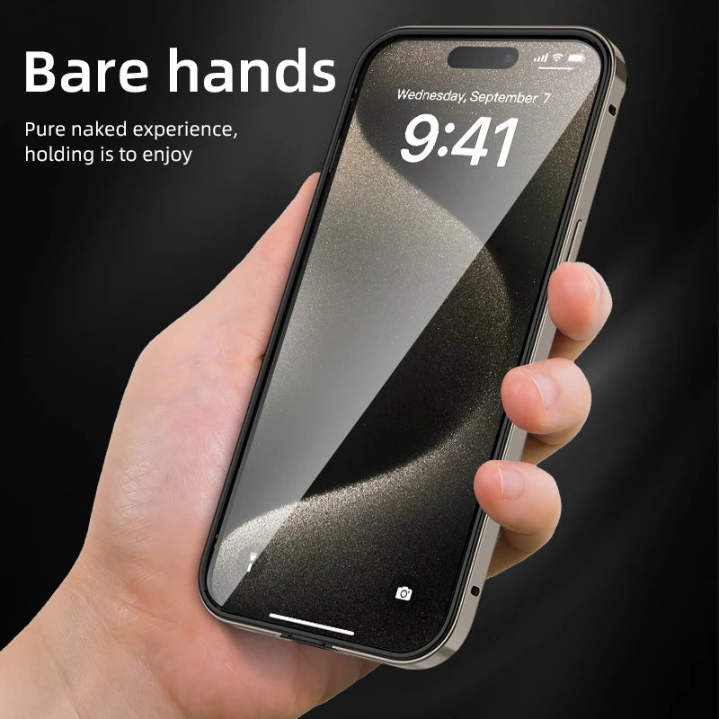 Luxury Silicone Frame Hybird Aluminum Bumper Case For iPhone 14 Plus 13 12 Mini 11 15 Pro Max 14pro XR XS Accessories