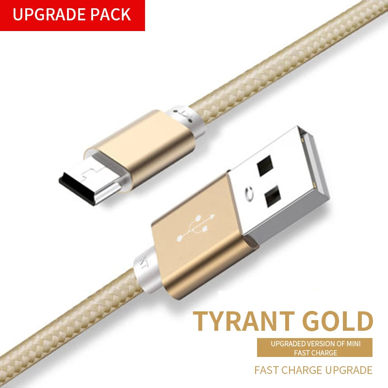 NNBILI Mini USB Cable USB To USB Fast Charger Cable For USB 1M/2M