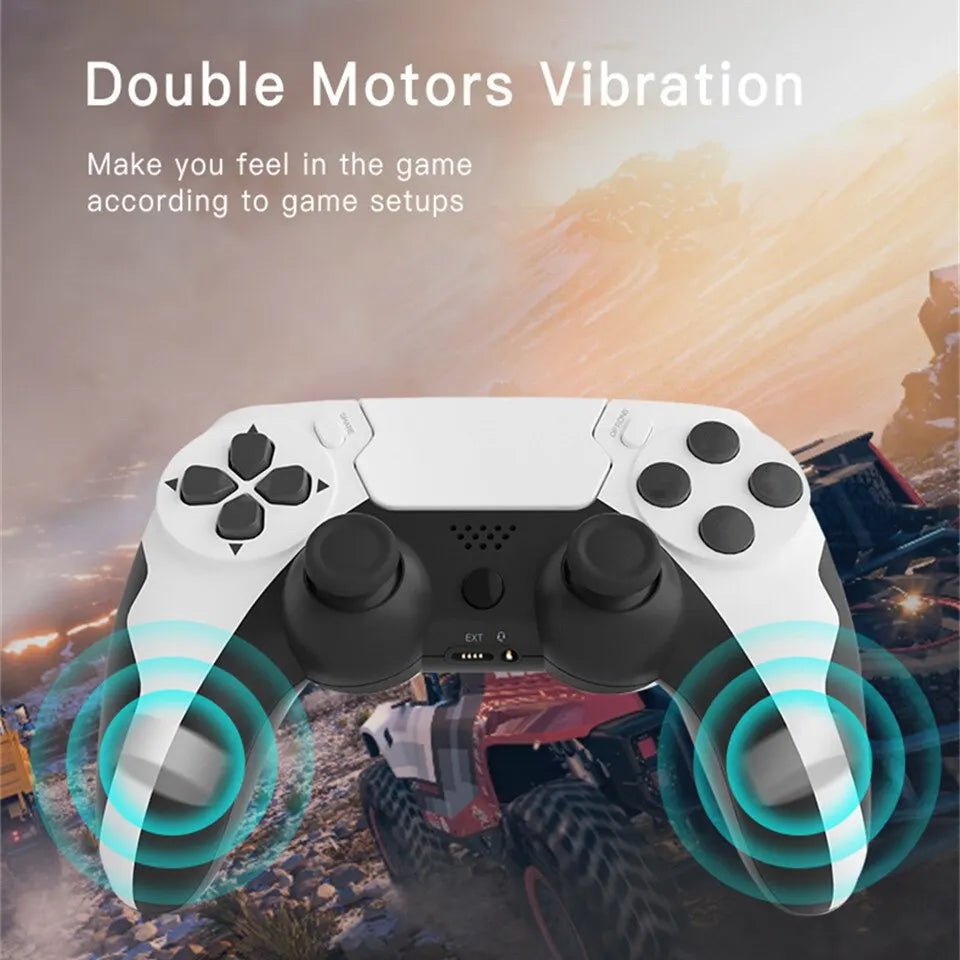 GAMINJA P48 Wireless Gamepad with Six Axis Gyroscope Game Controller For PS4 PS3 Console Wins 7 8 10