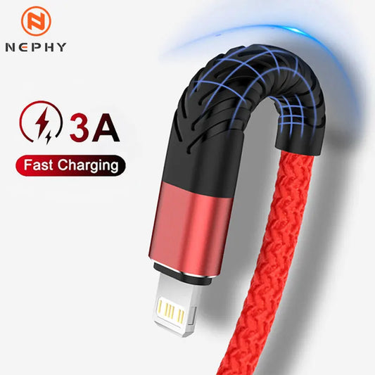 USB Cable For iPhone 14 13 12 11 Pro X XS Max 6 7 8 Plus SE Apple iPad Fast Charge Cord Origin Mobile Phone Charger Data Wire 3m