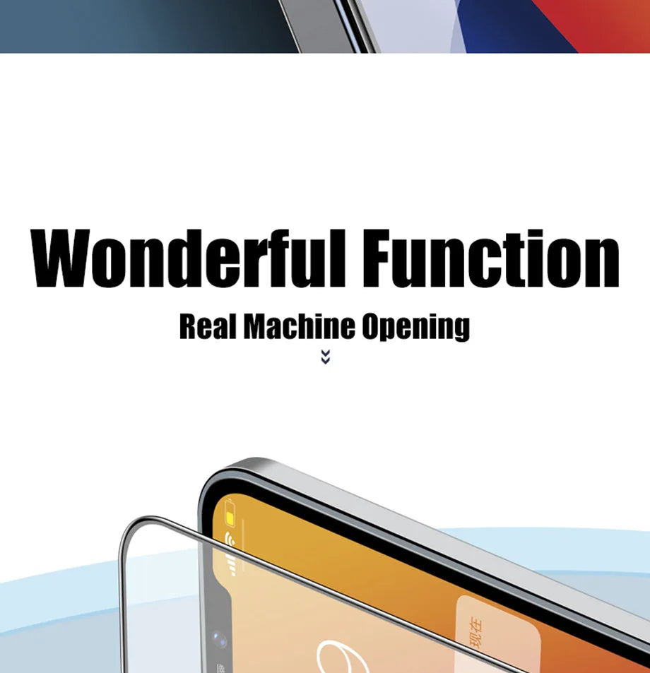 5Pcs Tempered Glass For iPhone 14 13 12 11 15 Pro XR XS Max iPhone 7 8Plus Full Cover Protective Glass Film
