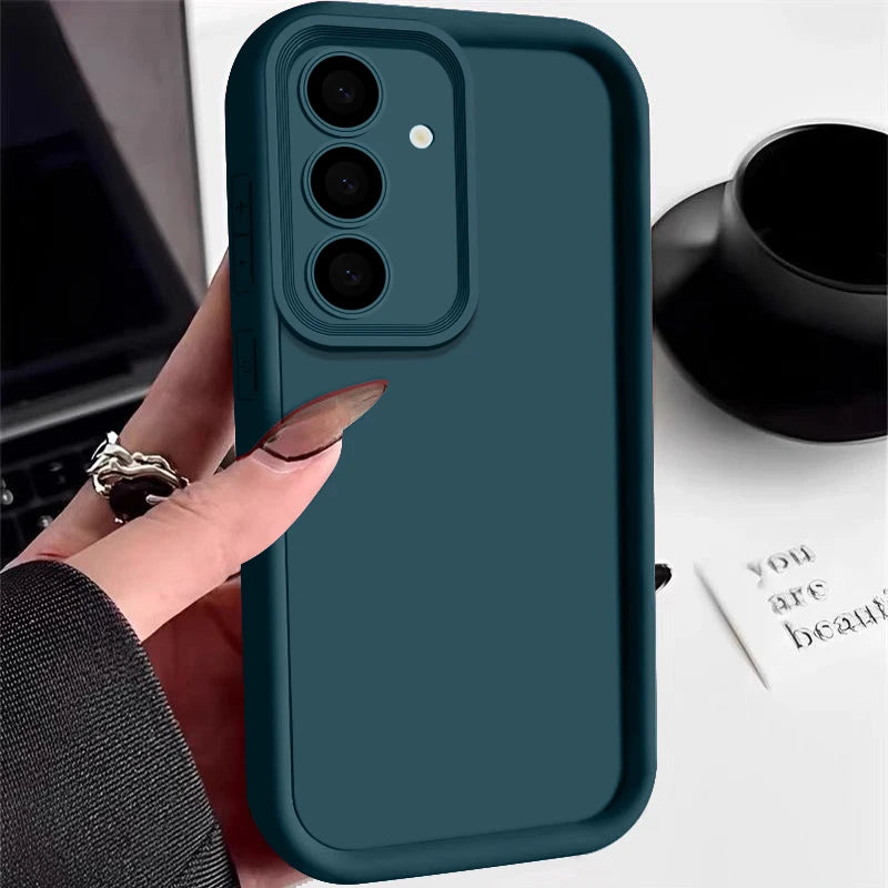 Candy Color Silicone Phone Case For Samsung S25 S24 S23 S22 Ultra S24 FE A14 A15 A35 A52 A53 A54 A25 A16 A56 A36 5G